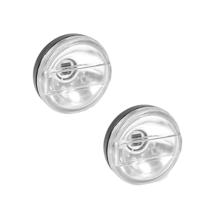 Farol Auxiliar (Par) Universal Redondo Plástico 100mm RCD AU386RV