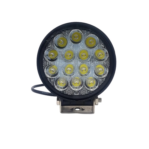 Farol Auxiliar Redondo 14 Leds 42W Suns Acessorios FLU742