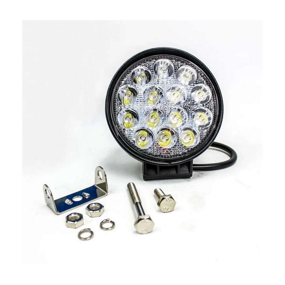 Farol Auxiliar Redondo 14 Leds 42W Suns Acessorios FLU742, foto 4