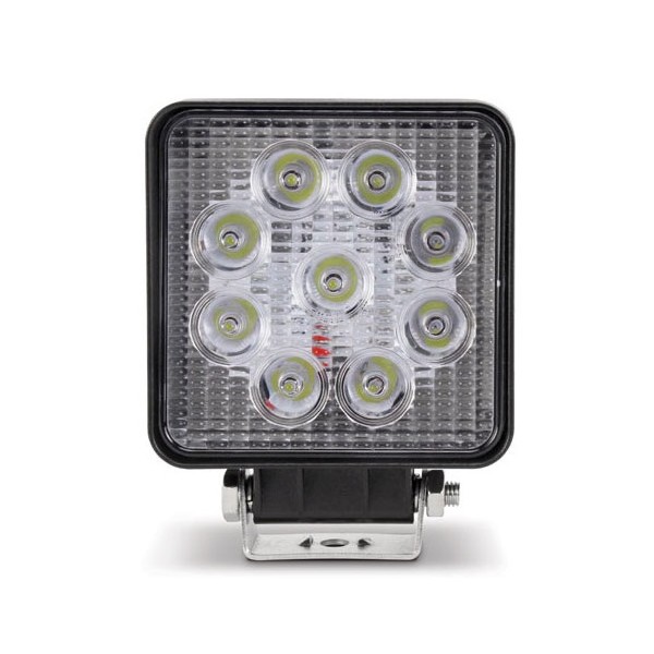 Farol Auxiliar Universal Unitário Quadrado Azul Led 8000K Shocklight SLL00004