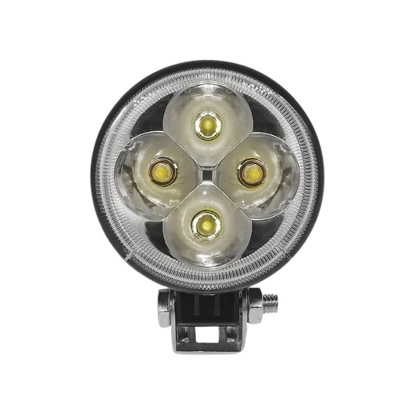 Farol Auxiliar Universal Unitário Redondo 4 Leds 12W Suns Acessorios FLU612