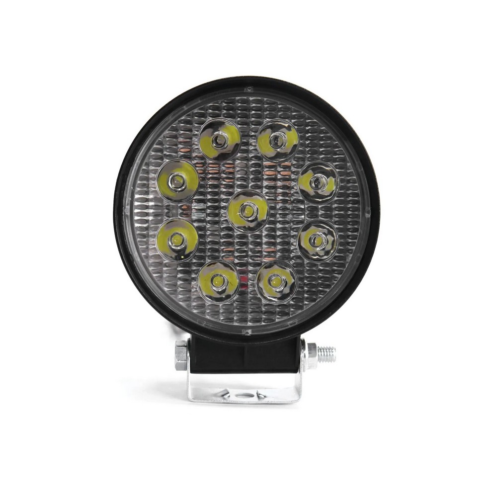 Farol Auxiliar Universal Unitário Redondo 9 Leds 27W Suns Acessorios FLU627MD
