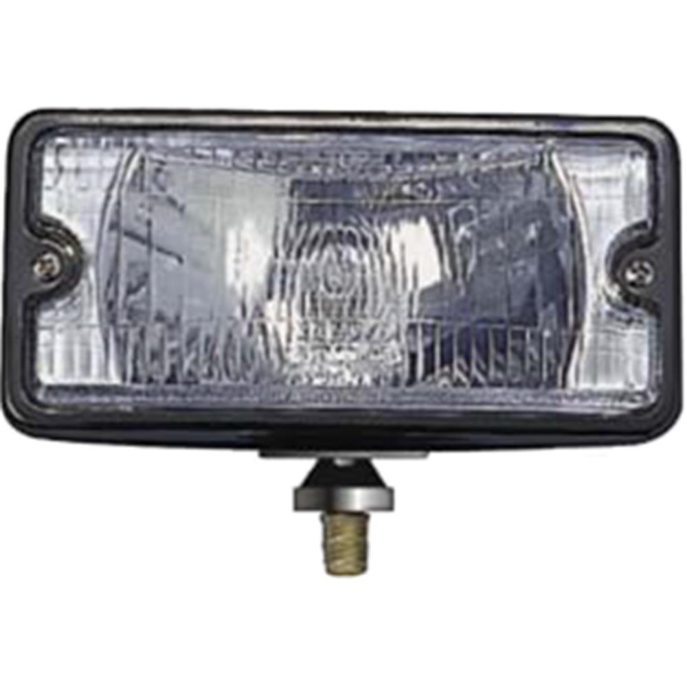 Farol de Milha Cristal com Aro e Carçaca Preta 78x154mm Orgus XR234