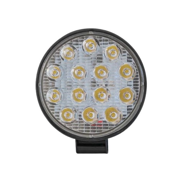 Farol de Milha Redondo 14 Leds 42w 12v/24v Eletricway TG0802003