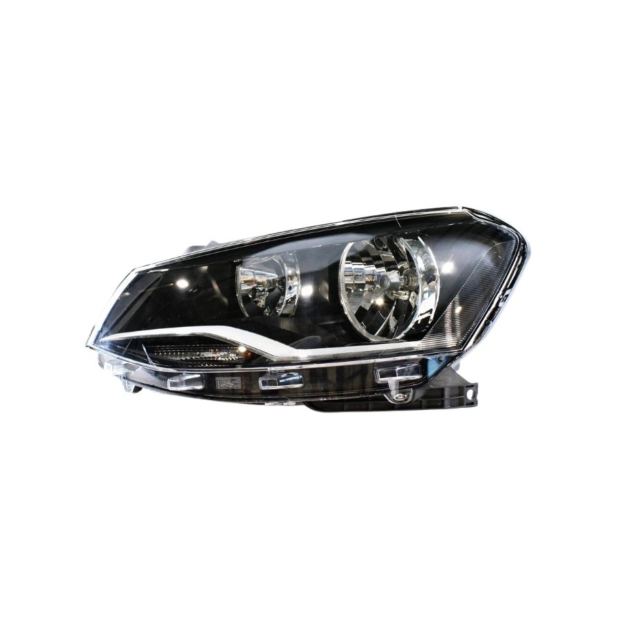 Farol Principal Birefletor Máscara Negra lado esquerdo Volkswagen 5U0941007D