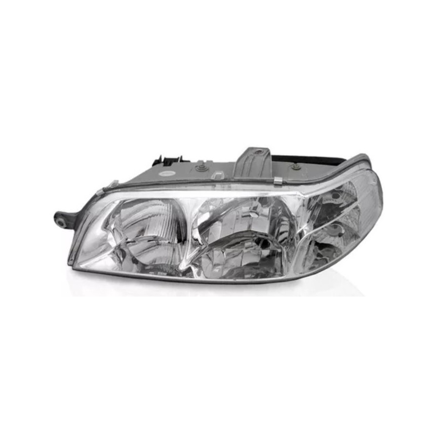 Farol Principal Carcaça Cinza Máscara Cromada lado esquerdo VIA Expressa FIAT0009