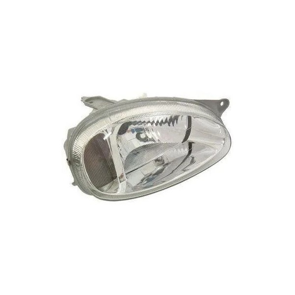 Farol Principal Carcaça Cinza Pisca Âmbar H4 lado direito Orgus FG350LD