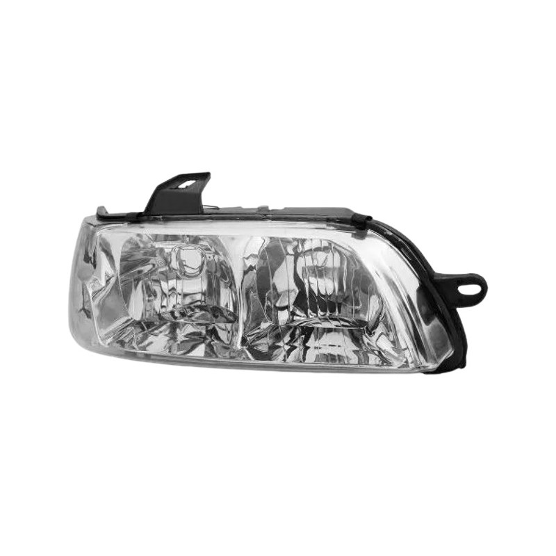 Farol Principal Carcaça Preta Máscara Cromada lado direito Rtech RTC1556
