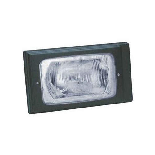 Farol Principal com Moldura Preta de Aço Orgus FS55
