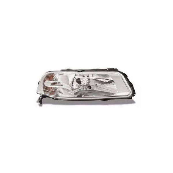 Farol Principal Cromado Monorefletor com Defletor lado direito Fabricio F016