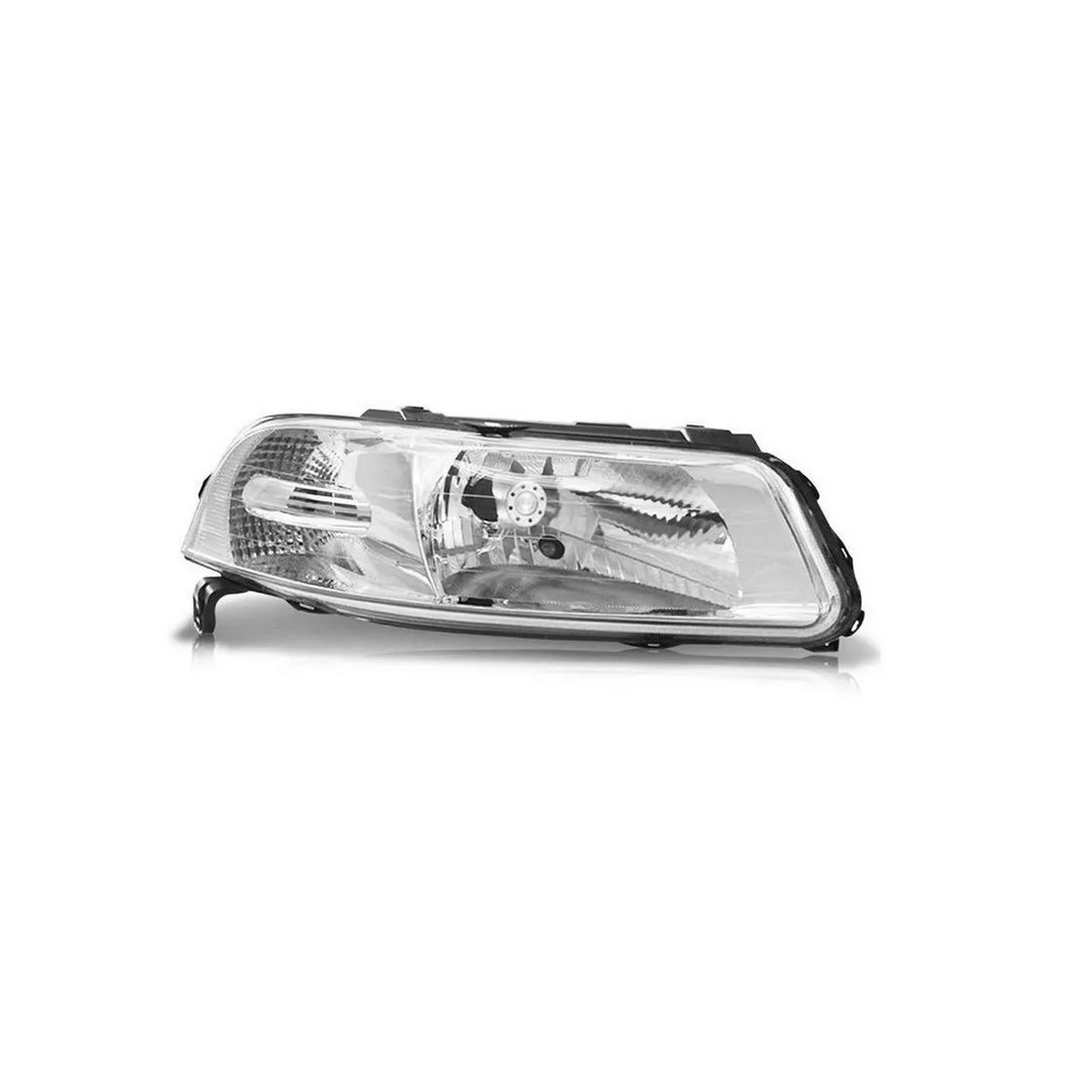 Farol Principal Cromado Monorefletor com Defletor lado esquerdo Automotive Imports ZN1414384