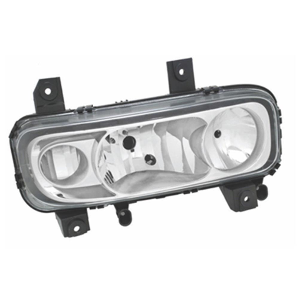 Farol Principal Lente Lisa sem Milha lado direito Orgus FM181LD