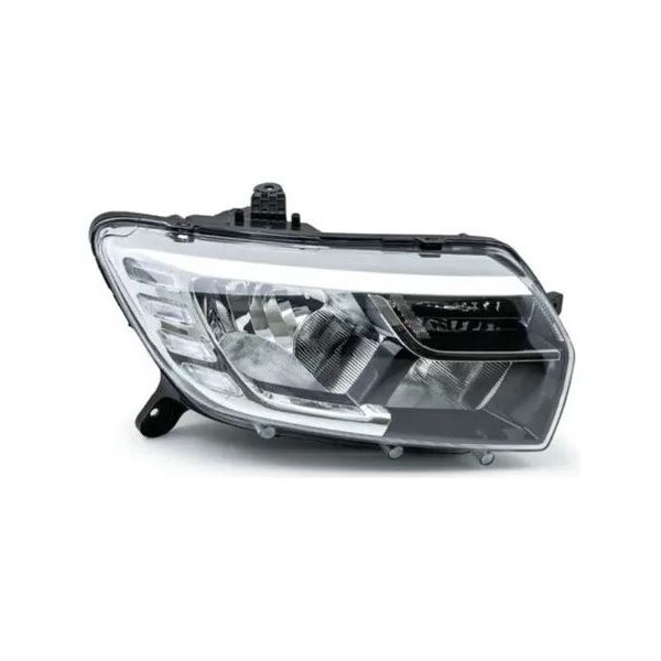 Farol Principal Manual com Led e Soquete lado direito Cambuci Imports 068899
