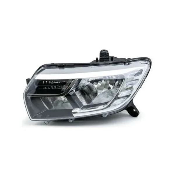 Farol Principal Manual com Led e Soquete lado esquerdo Cambuci Imports 068900