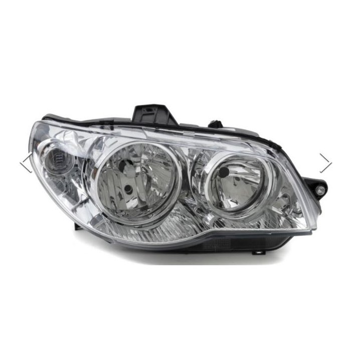Farol Principal Máscara Cromada Aro Cromado H7/H7 lado direito Fabricio MG01055CCR