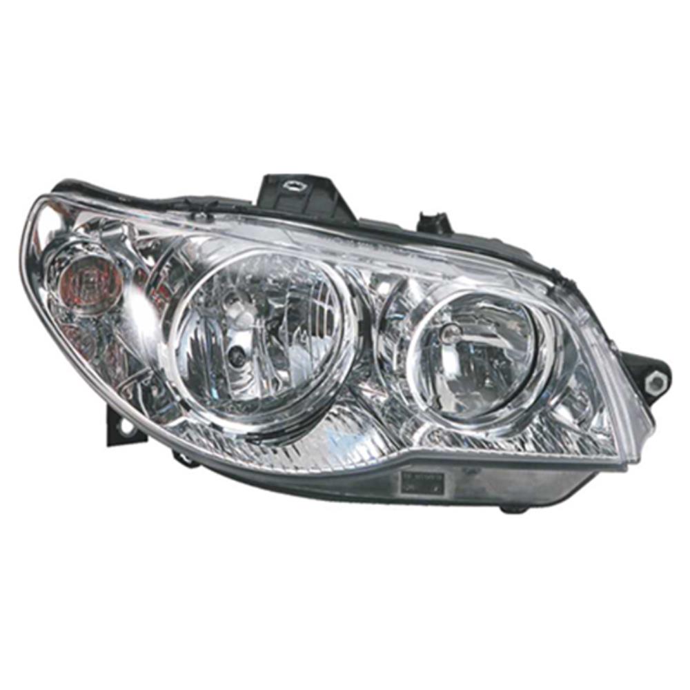 Farol Principal Máscara Cromada Aro Cromado H7/H7 lado direito Orgus FF395LD