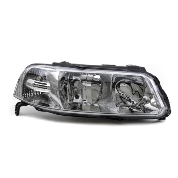 Farol Principal Máscara Cromada Birefletor H7/H1 lado direito Rtech RTC1543