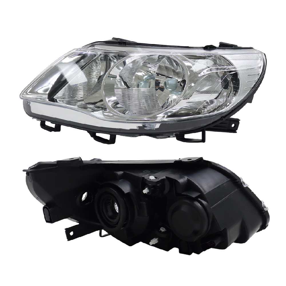 Farol Principal Máscara Cromada Birefletor lado esquerdo Solocar SL012034