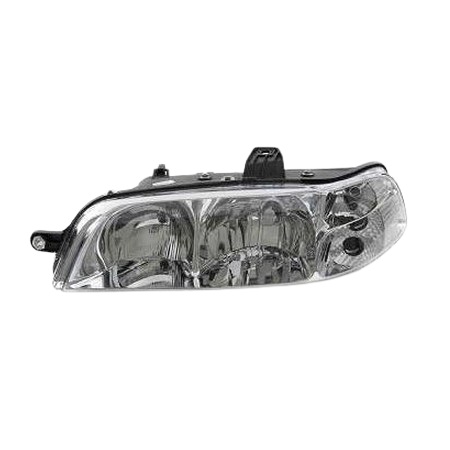 Farol Principal Máscara Cromada Carcaça Preta lado esquerdo Arteb 160761