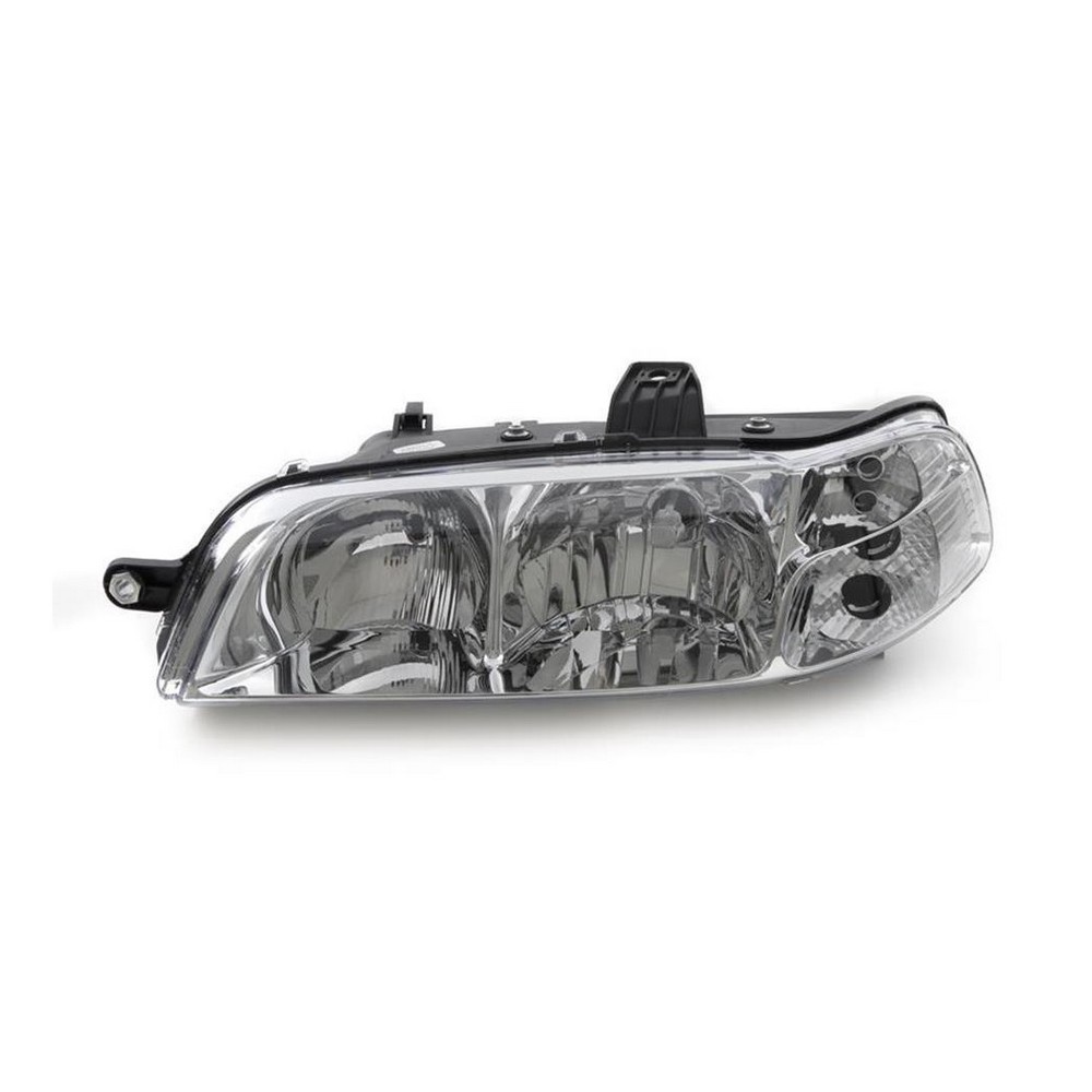 Farol Principal Máscara Cromada Carcaça Preta lado esquerdo Fabricio FAR0213