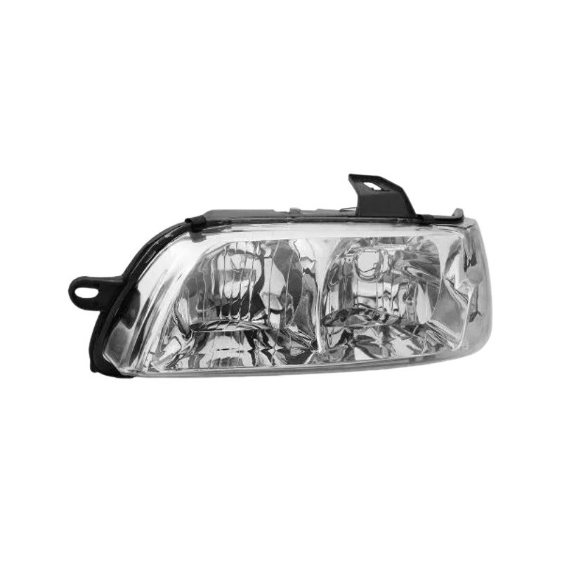 Farol Principal Máscara Cromada Carcaça Preta lado esquerdo Rtech RTC1557