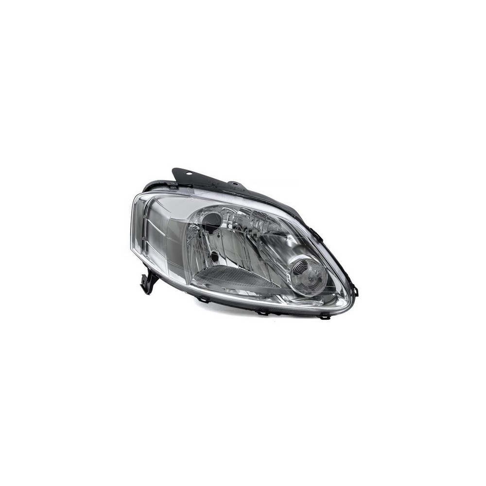 Farol Principal Máscara Cromada Monorefletor H4 lado direito Cambuci Imports 058129