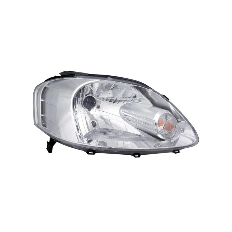 Farol Principal Máscara Cromada Monorefletor H4 lado direito VIA Expressa VW0162