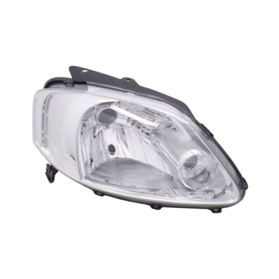 Farol Principal Máscara Cromada Monorefletor H4 lado direito Rufato 17300