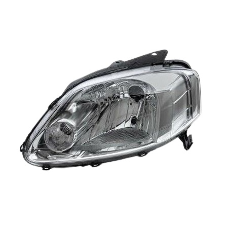 Farol Principal Máscara Cromada Monorefletor H4 lado esquerdo Arteb 160617