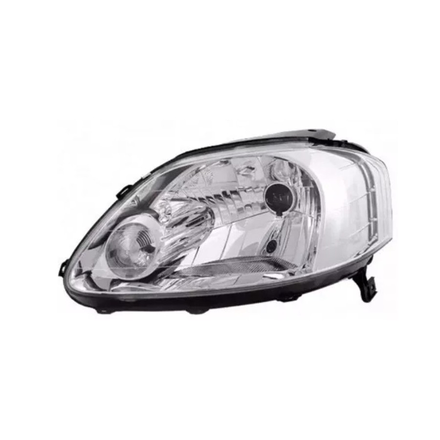 Farol Principal Máscara Cromada Monorefletor H4 lado esquerdo Rufato 17301
