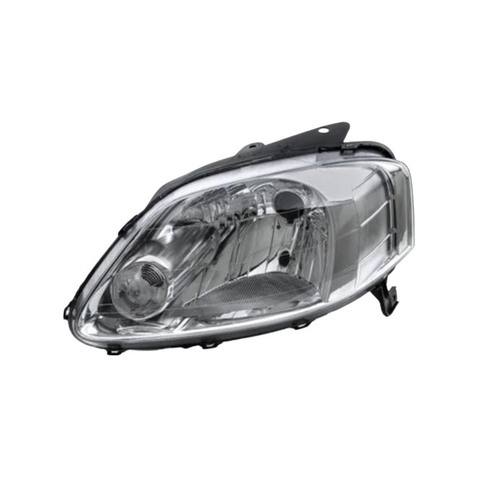 Farol Principal Máscara Cromada Monorefletor H4 lado esquerdo Volkswagen 5Z0941043