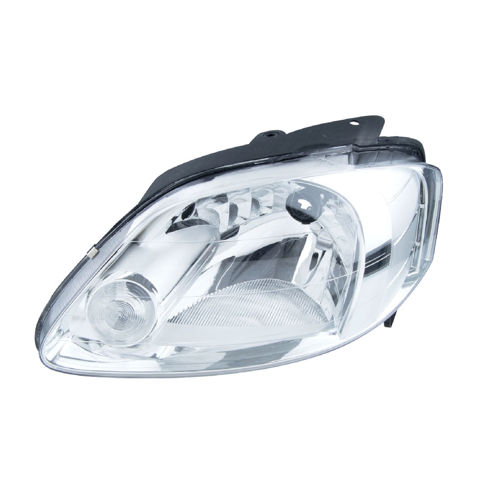Farol Principal Máscara Cromada Monorefletor H4 lado esquerdo Solocar SL012045