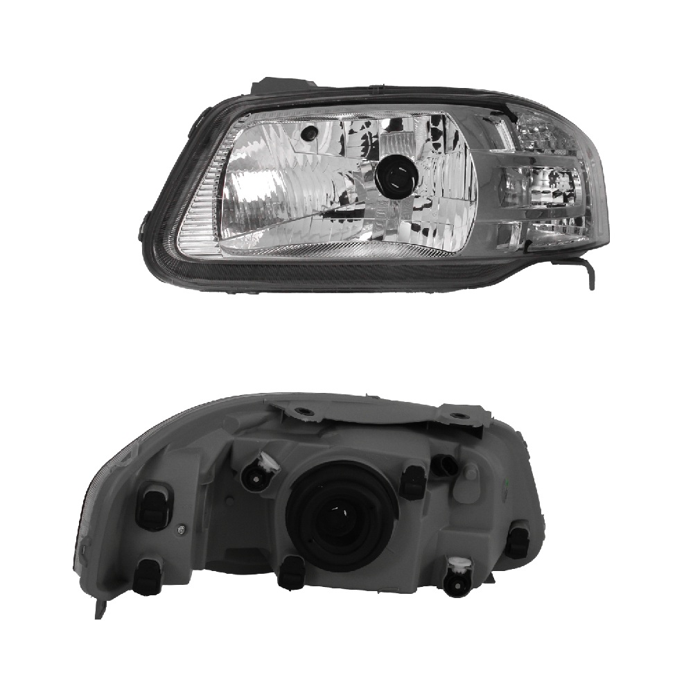 Farol Principal Máscara Cromada Monorefletor lado esquerdo Solocar SL012083