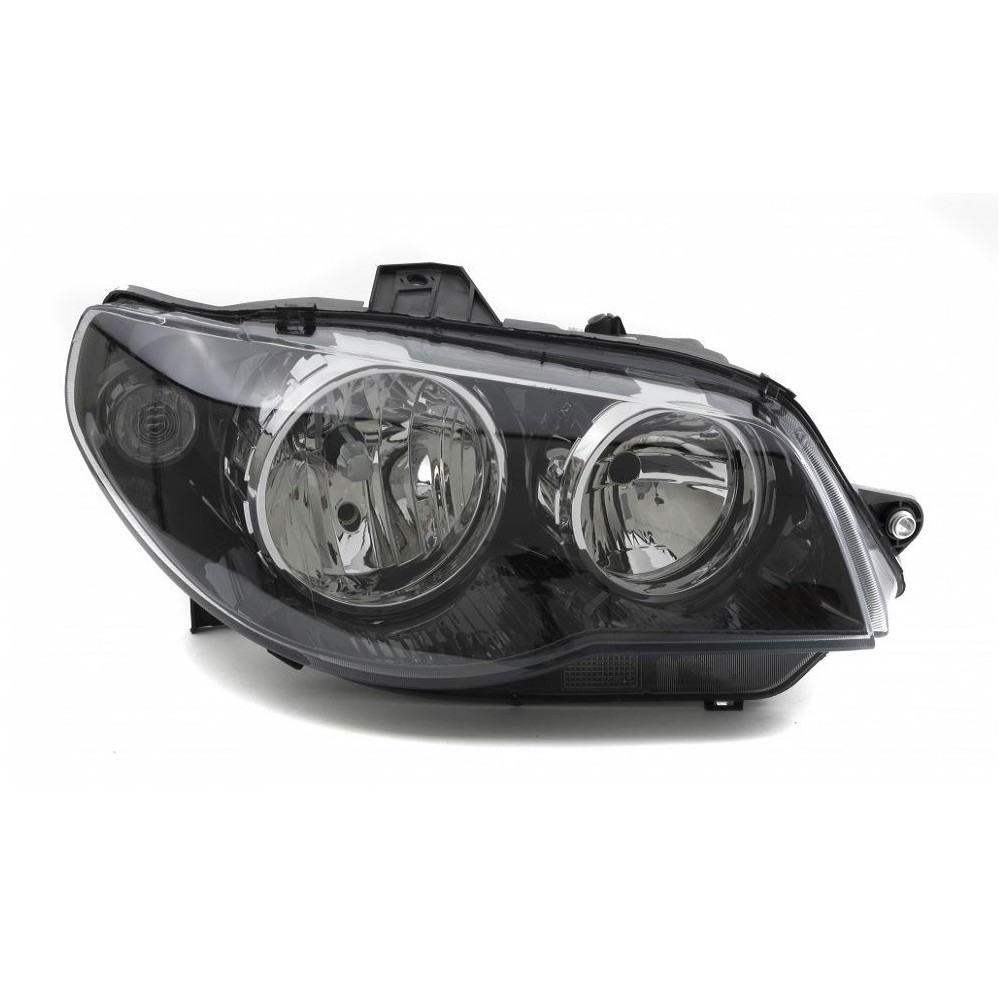 Farol Principal Máscara Negra Aro Cromado H7/H7 lado direito Arteb 0160788