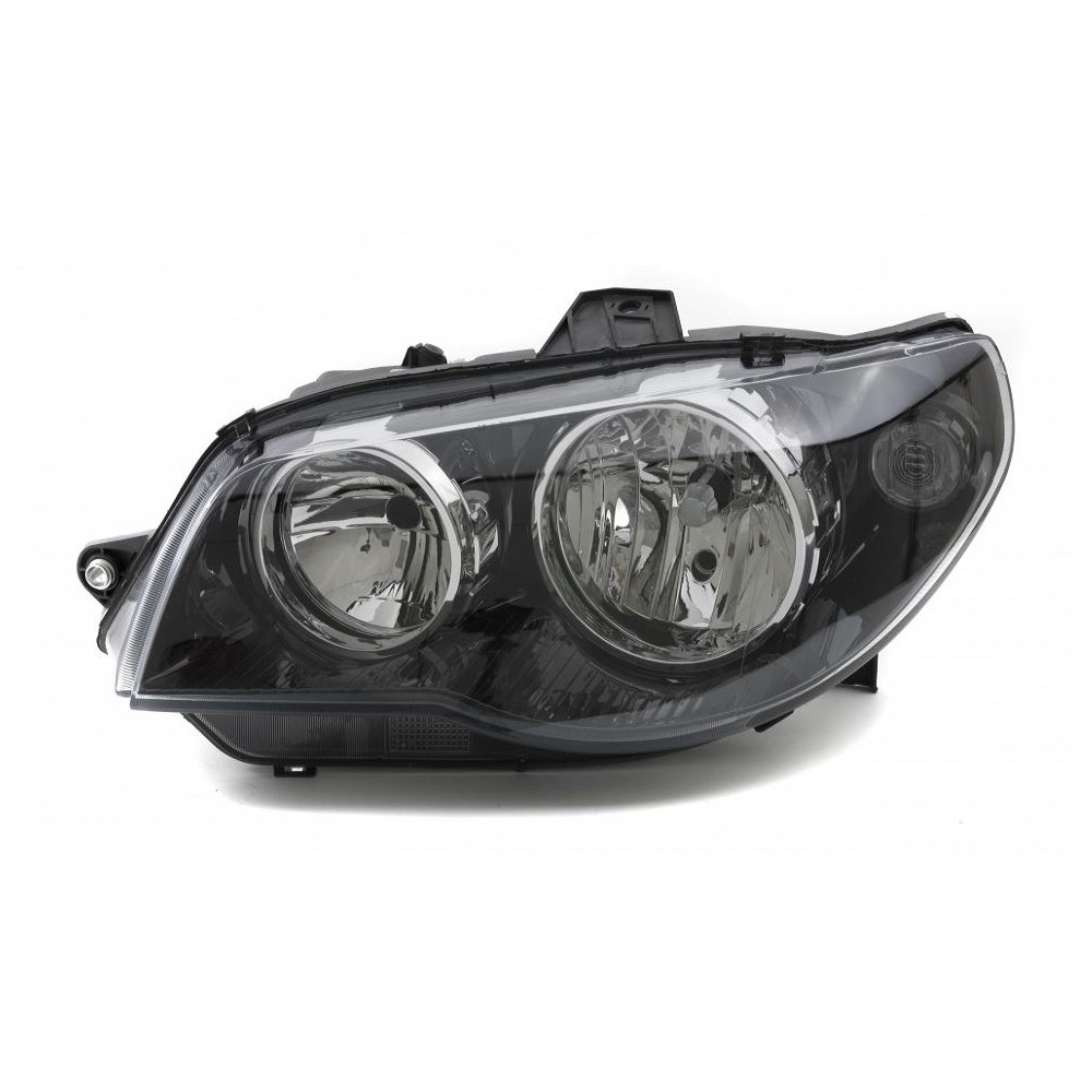 Farol Principal Máscara Negra Aro Cromado H7/H7 lado esquerdo Arteb 0160787