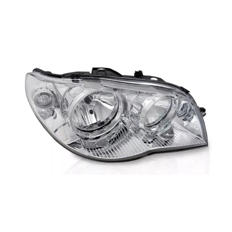 Farol Principal Máscara Negra Aro Cromado H7/H7 lado esquerdo Automotive Imports ZN555020