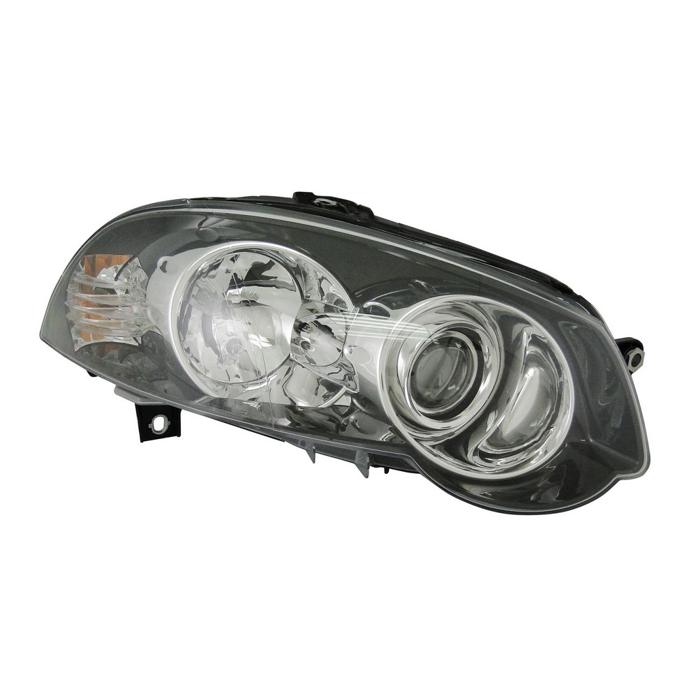 Farol Principal Máscara Negra Aro Cromado lado direito VIA Expressa FIAT0095