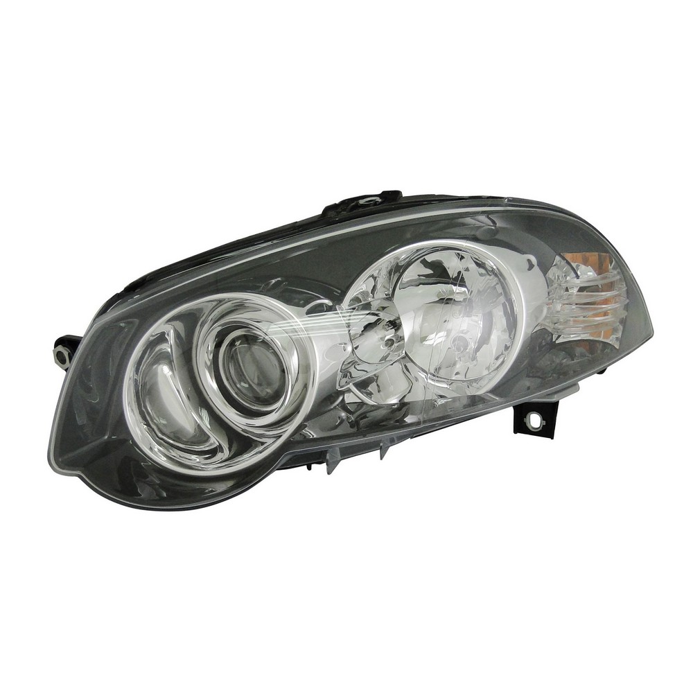 Farol Principal Máscara Negra Aro Cromado lado esquerdo VIA Expressa FIAT0094