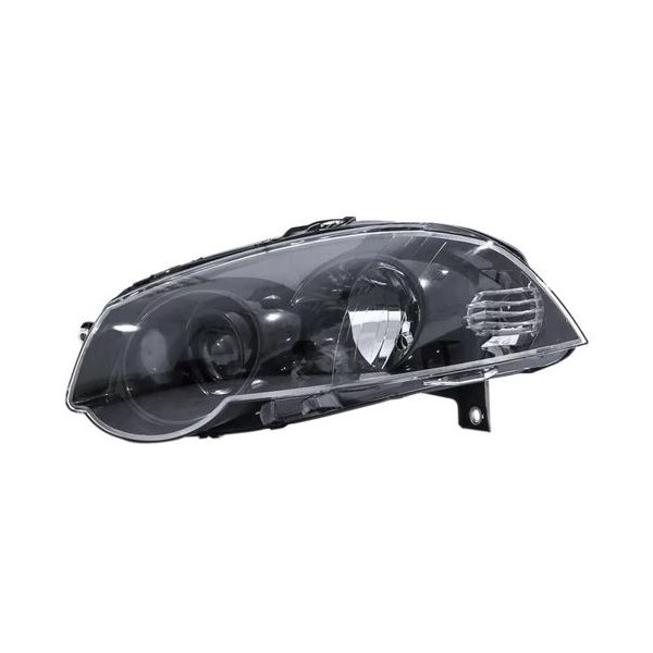 Farol Principal Máscara Negra Aro Preto lado esquerdo Arteb 0161001