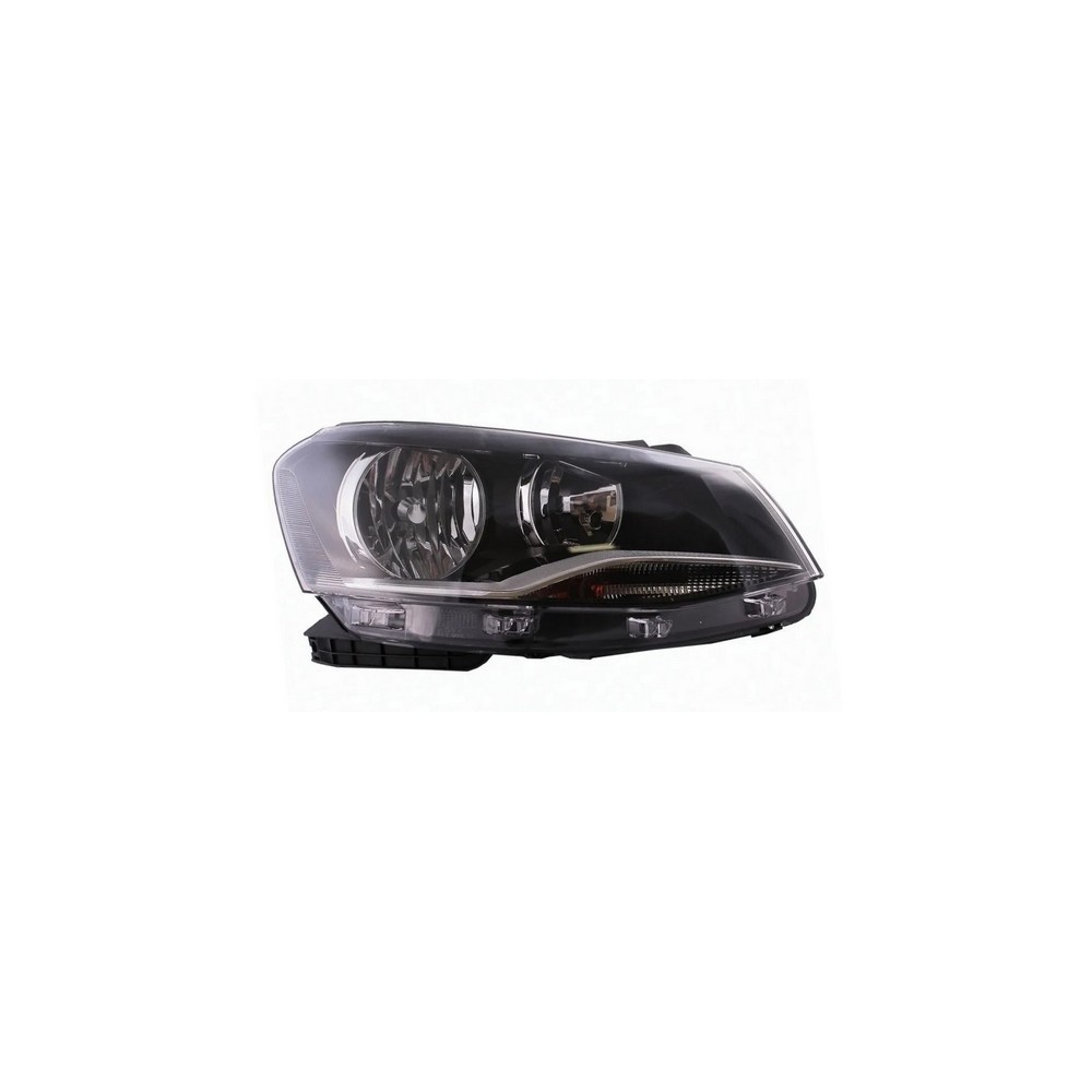 Farol Principal Máscara Negra Birefletor lado direito Fabricio MG23068R