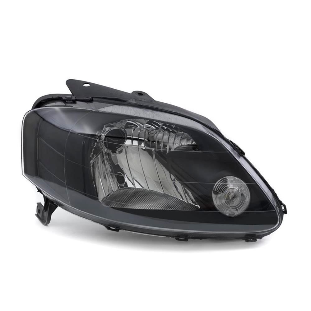 Farol Principal Máscara Negra Monorefletor H4 lado direito Arteb 160634