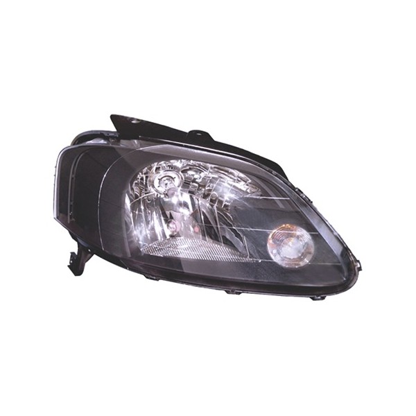 Farol Principal Máscara Negra Monorefletor H4 lado direito Orgus FW541LDC