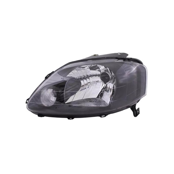 Farol Principal Máscara Negra Monorefletor H4 lado esquerdo Cambuci Imports 032368