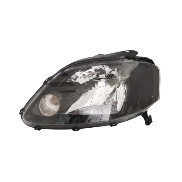 Farol Principal Máscara Negra Monorefletor H4 lado esquerdo Orgus FW541LEC