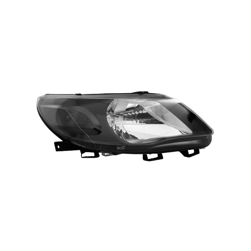 Farol Principal Máscara Negra Monorefletor lado direito Cambuci Imports 040195