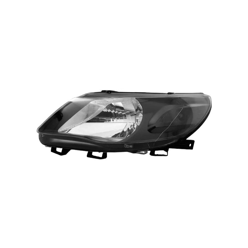 Farol Principal Máscara Negra Monorefletor lado esquerdo Cambuci Imports 040194