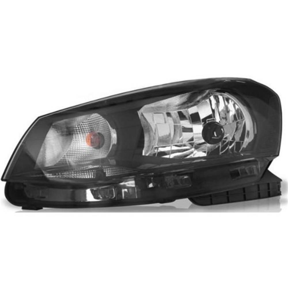 Farol Principal Máscara Negra Monorefletor lado esquerdo Orgus FW813LE