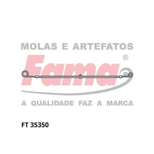 Feixe de Molas da Suspensão Fama FT35350FOR