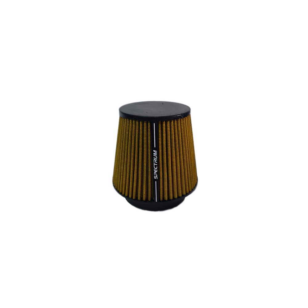 Filtro de Ar Esportivo Slash Mono Fluxo Cônico Amarelo 85mm Spectrum 8800080