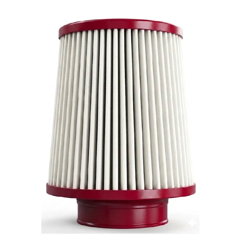 Filtro de Ar Esportivo Sneeze Duplo Alto Vermelho Branco 62/72mm Spectrum 7500025
